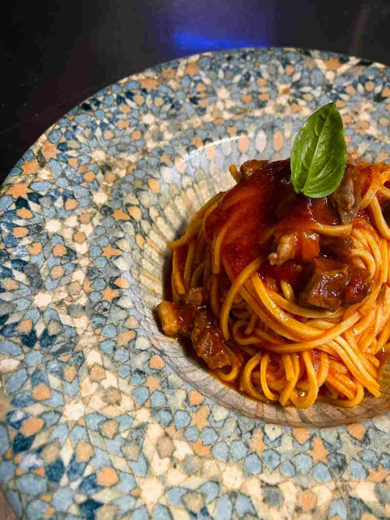 Primo di chitarra al ragù di cinghiale